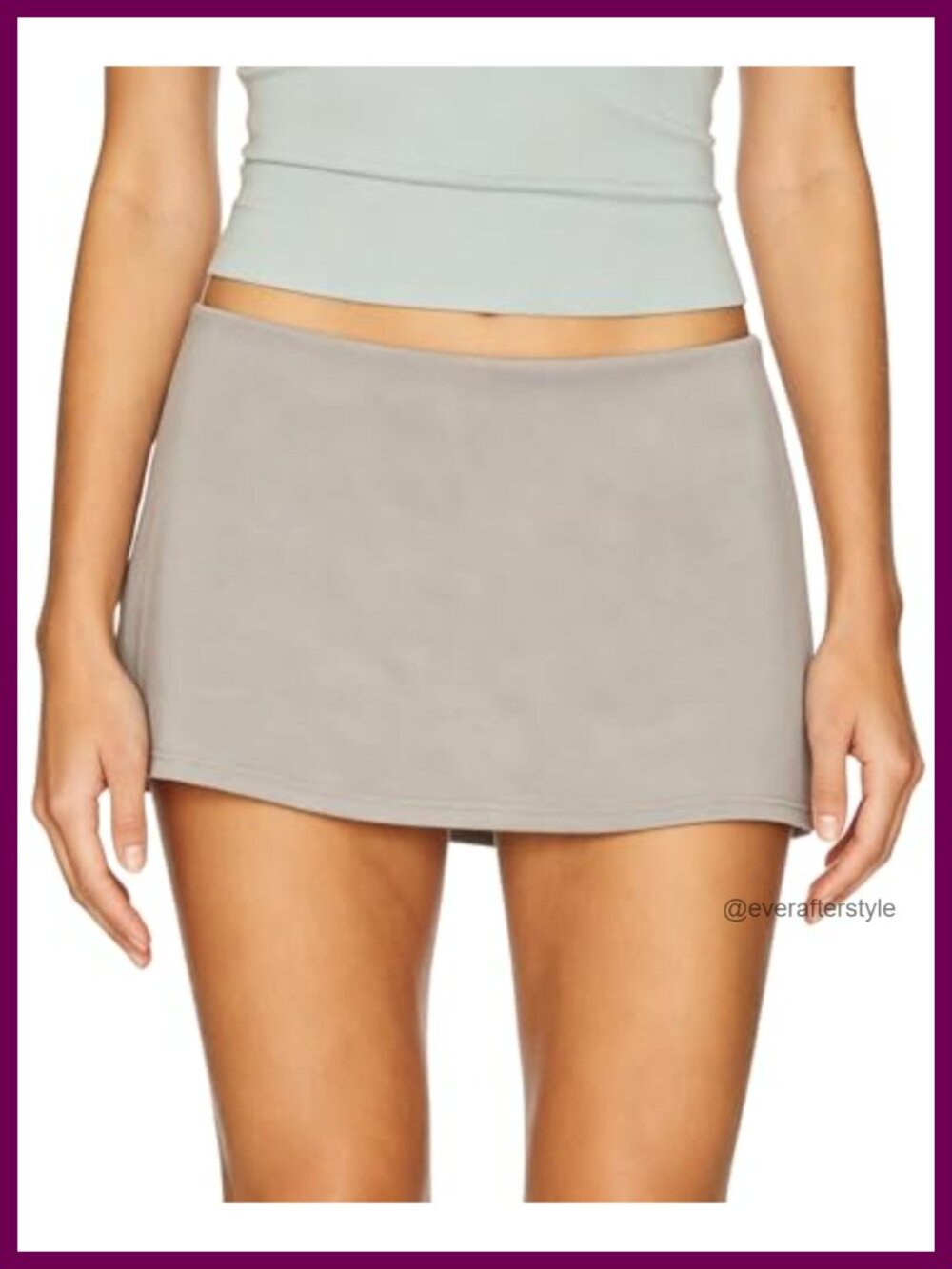 Women's Low Rise Mini Skort Built-in Shorts Stretchy Comfy